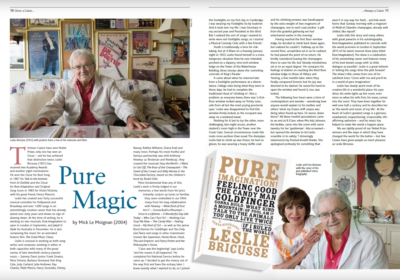 An article on Leslie Bricusse