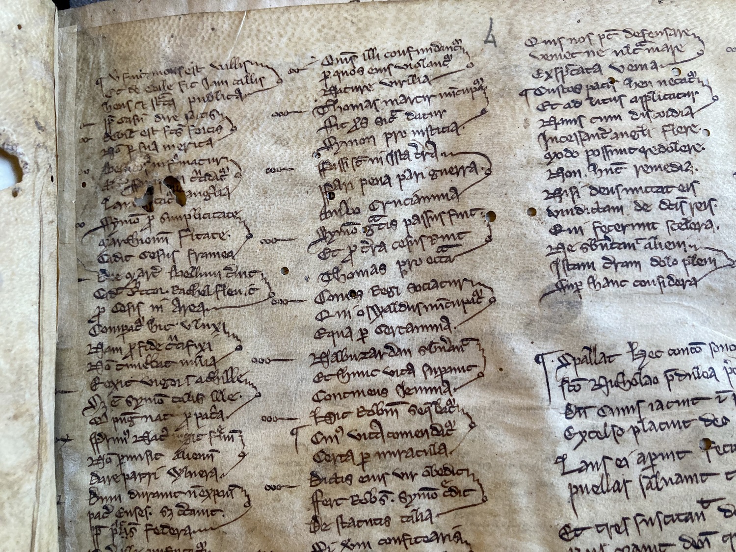 An historic manuscript with ancient writing